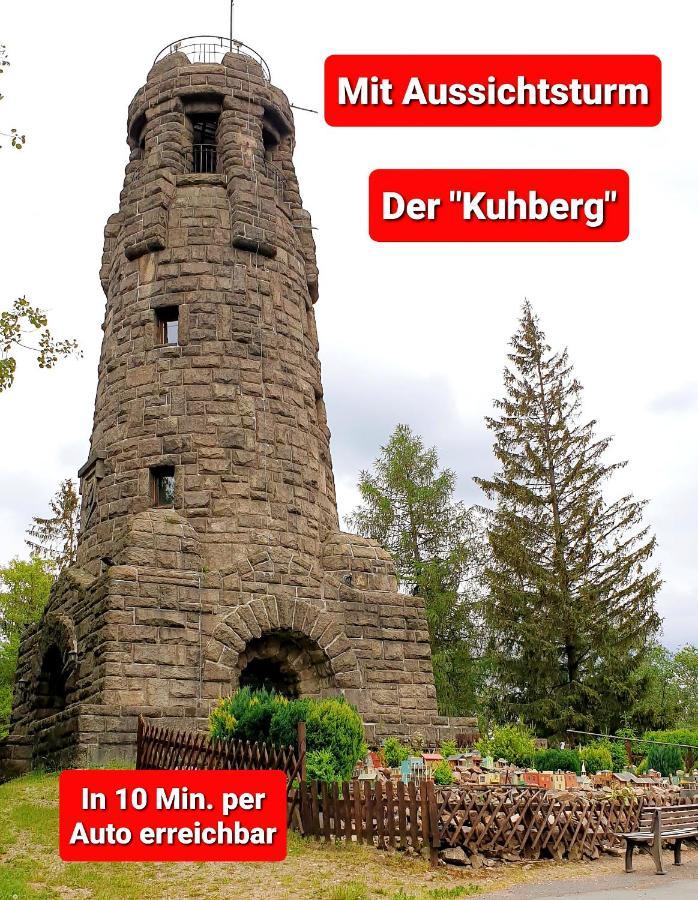 Ferienwohnung "Blick Mylau" - Naehe Freizeitpark Plohn & Weltgroesster Ziegelsteinbruecke Райхенбах-им-Фогтланд Екстериор снимка