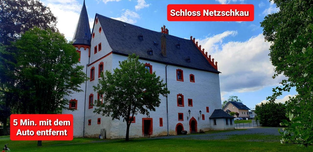 Ferienwohnung "Blick Mylau" - Naehe Freizeitpark Plohn & Weltgroesster Ziegelsteinbruecke Райхенбах-им-Фогтланд Екстериор снимка